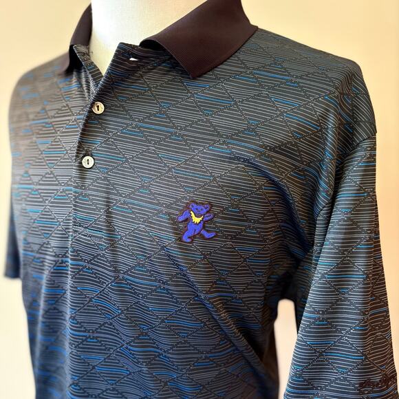 Grateful Dead Dancing Bear Ben Hogan Golf Polo (XL) - Picture 1 of 7
